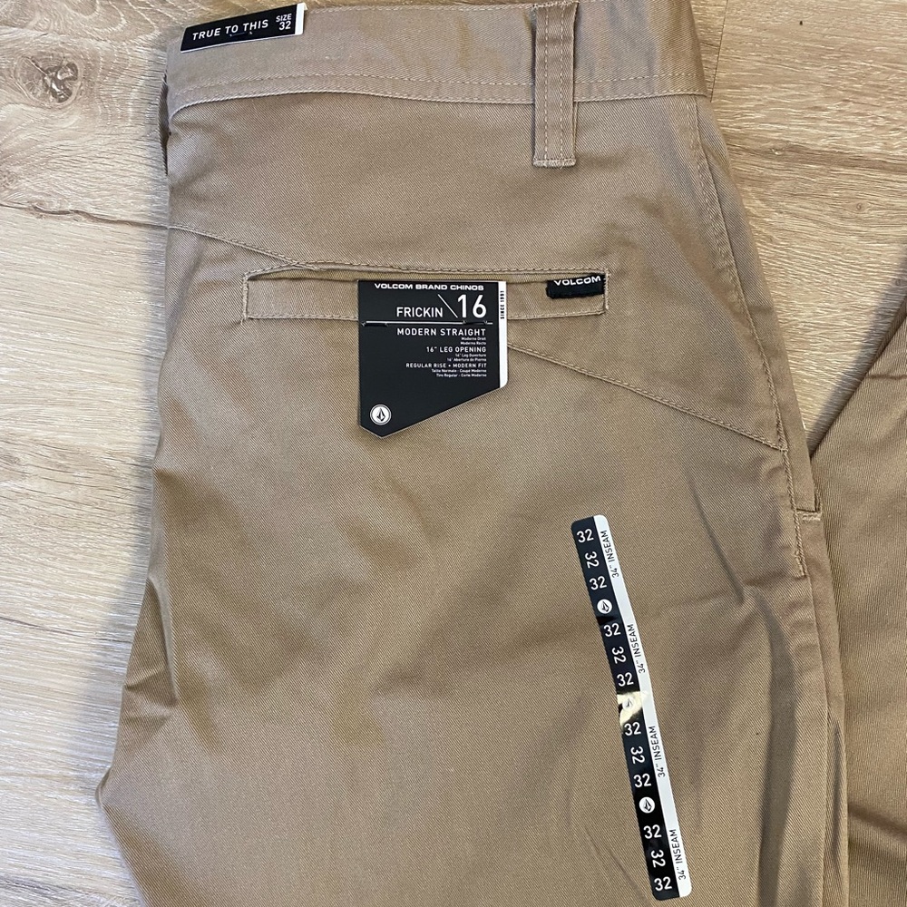 Volcom Frickin Modern Straight Chino Pants Mens - Picture 2 of 6